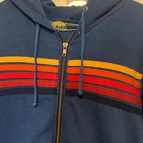 Aviator Nation Blue Zip-Up - Picture 3 of 8